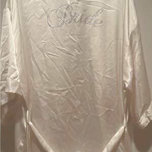 Victoria's Secret Bride Satin Robe